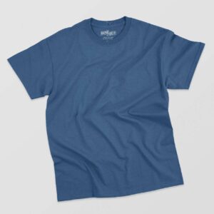 Printed Tshirt Coffee blue Color